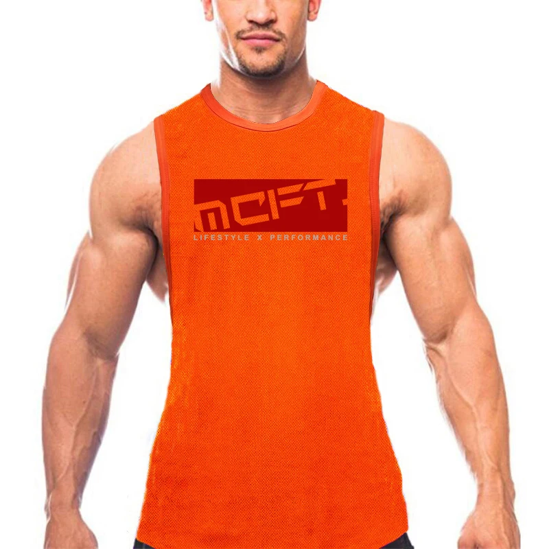 Summer Fitness Bodybuilding Sleeveless Shirt Personality Trend Printed Wide Shoulder Vest Mens Sports Breathable Casual Tanktop 
Summer Fitness Bodybuilding Sleeveless Shirt Personality Trend Printed Wide Shoulder Vest Mens Sports Breathable Casual Tanktop