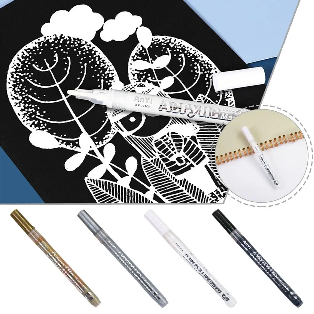 Acrylic Paint Pen for Rock Painting Children's Watercolor Marker for Stone Ceramic Glass Tire Fabric Metal Painting Art Sup B0F6
Acrylic Paint Pen for Rock Painting Children's Watercolor Marker for Stone Ceramic Glass Tire Fabric Metal Painting Art Sup B0F6
