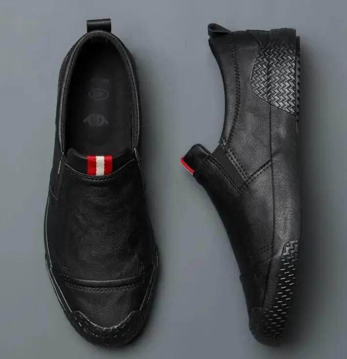 Design Trend Shoes Fashion Men Leather Shoes Slip-on Leather Casual Shoes Soft Moccasins Comfortable Flat Men Shoes Cool Loafers
Design Trend Shoes Fashion Men Leather Shoes Slip-on Leather Casual Shoes Soft Moccasins Comfortable Flat Men Shoes Cool Loafers