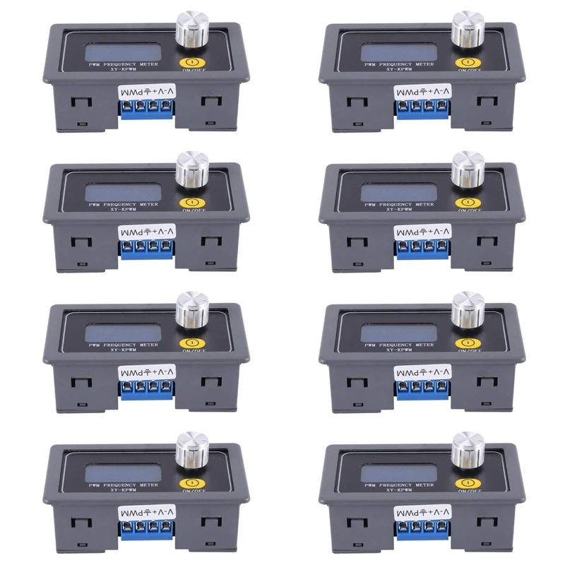 8X PWM Pulse Frequency Duty Cycle Adjustable Square Wave Signal Generator Module 1HZ-150KHZ Signal Generator LCD Display
8X PWM Pulse Frequency Duty Cycle Adjustable Square Wave Signal Generator Module 1HZ-150KHZ Signal Generator LCD Display
