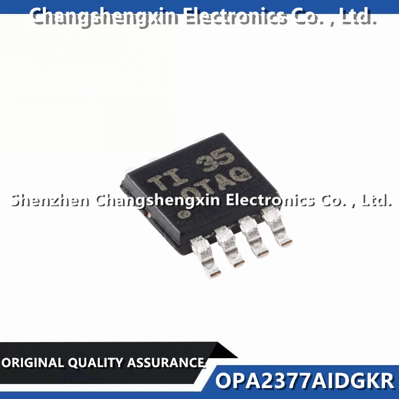 10 Pieces OPA2377AIDGKR OTAQ New Original 8-VSSOP Full Swing Low Noise Dual Channel CMOS Operational Amplifier
10 Pieces OPA2377AIDGKR OTAQ New Original 8-VSSOP Full Swing Low Noise Dual Channel CMOS Operational Amplifier