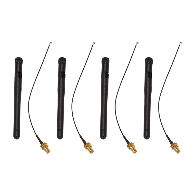 4X 433Mhz Antenna 5Dbi GSM RP-SMA Plug Rubber Waterproof Lorawan Antenna + IPX To SMA Small Cable Extension
4X 433Mhz Antenna 5Dbi GSM RP-SMA Plug Rubber Waterproof Lorawan Antenna + IPX To SMA Small Cable Extension
