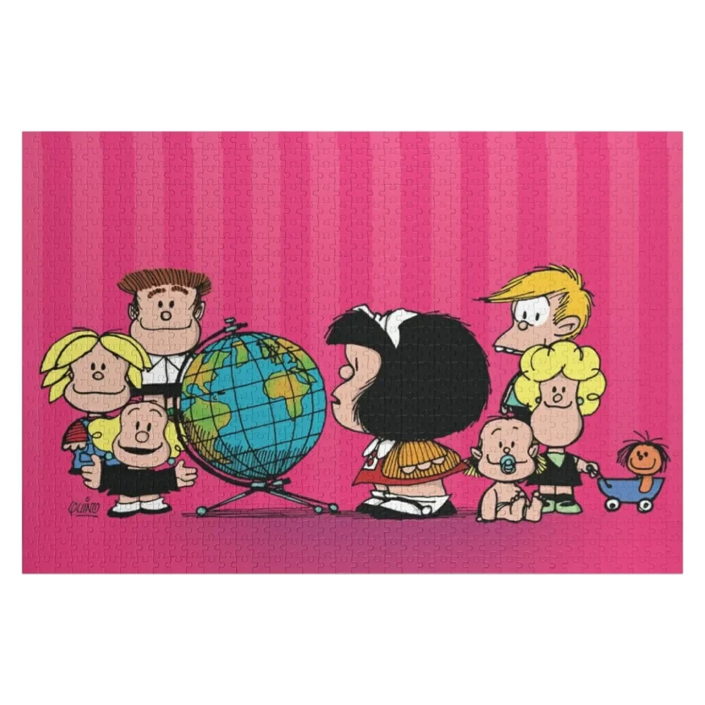 Mafalda, Mafalda and her friends Jigsaw Puzzle Name Wooden Toy Photo Custom Puzzle
Mafalda, Mafalda and her friends Jigsaw Puzzle Name Wooden Toy Photo Custom Puzzle