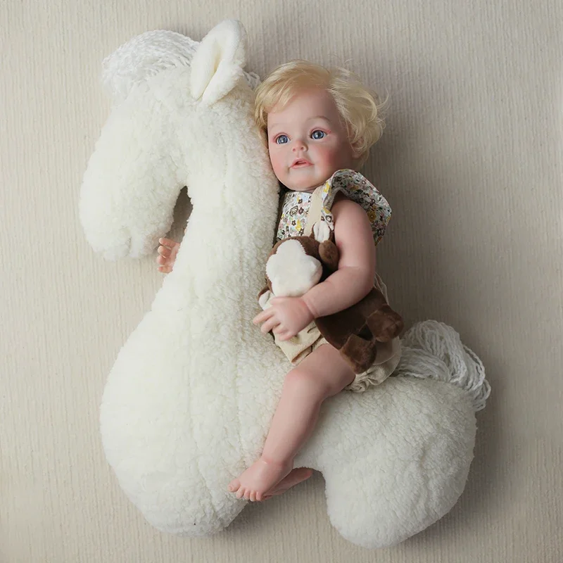 19 inch 48CM FUll body Silicone Reborn Toddler Girl Princess Sue-Sue Hand-detailed Paiting Rooted Hair waterproof Toy for Girls
19 inch 48CM FUll body Silicone Reborn Toddler Girl Princess Sue-Sue Hand-detailed Paiting Rooted Hair waterproof Toy for Girls