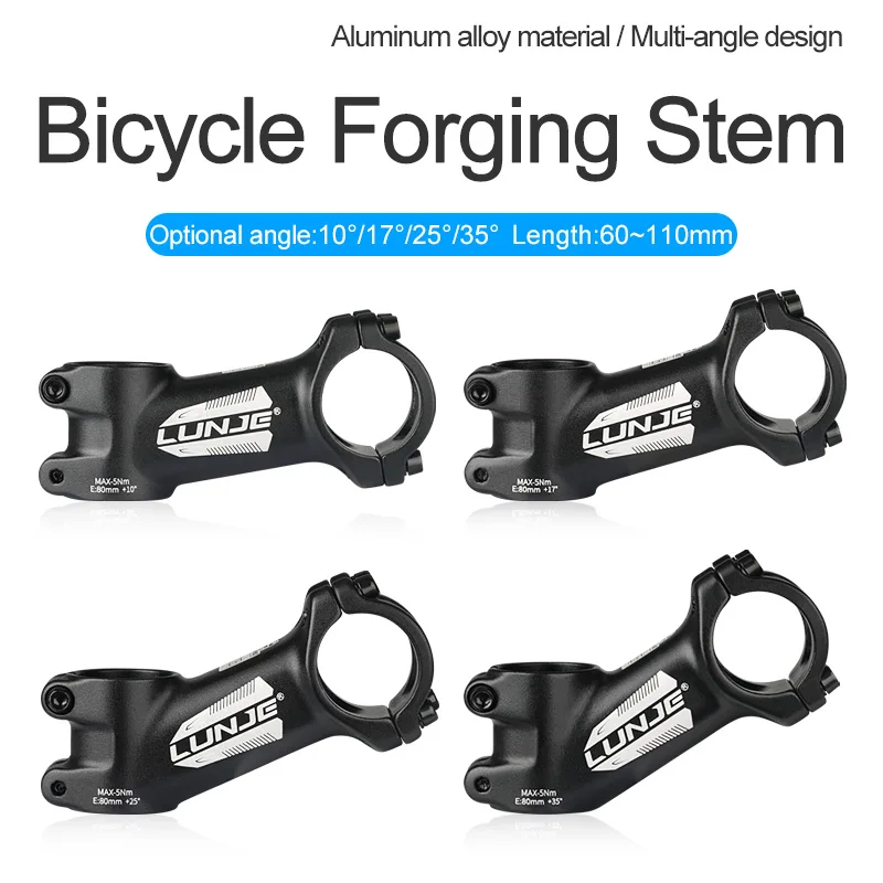 Ultralight Bike Stem 10°/17°/25°/35° MTB Mountain Road Bicycle Stem 31.8mm Bike Handlebar Stem 60 -110mm Aluminum Alloy Riser
Ultralight Bike Stem 10°/17°/25°/35° MTB Mountain Road Bicycle Stem 31.8mm Bike Handlebar Stem 60 -110mm Aluminum Alloy Riser