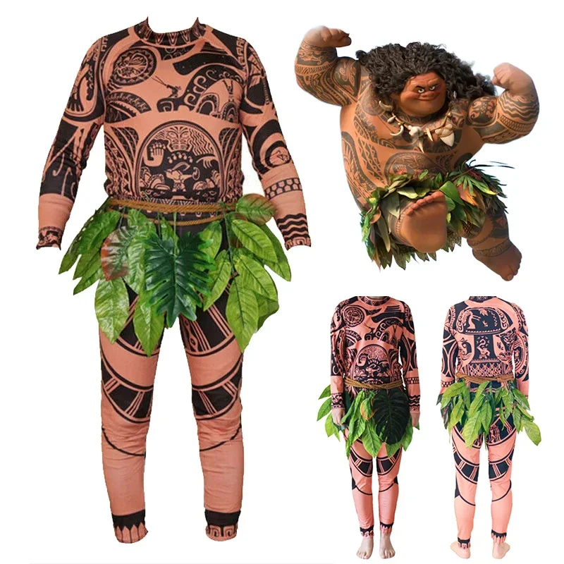 Moana Maui Tattoo Cosplay Costume Maui Tattoo T Shirt Pants Tights Sets Halloween Adult Mens Kid Costume Funny Outfits
Moana Maui Tattoo Cosplay Costume Maui Tattoo T Shirt Pants Tights Sets Halloween Adult Mens Kid Costume Funny Outfits