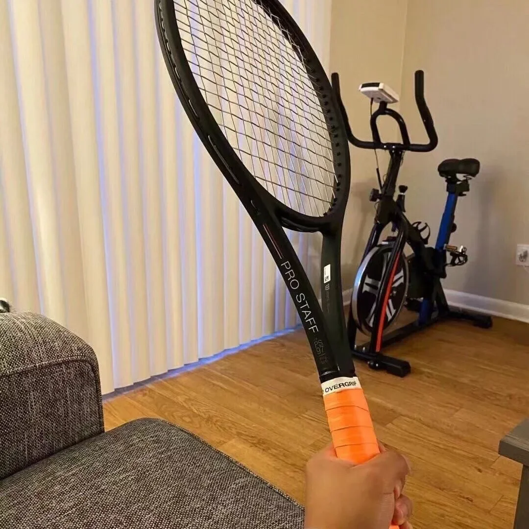 

Wilson Federer Black Racket V13 Tennis Racket PROSTAFF 290g 315g Carbon Professional Adult College Professional Racket