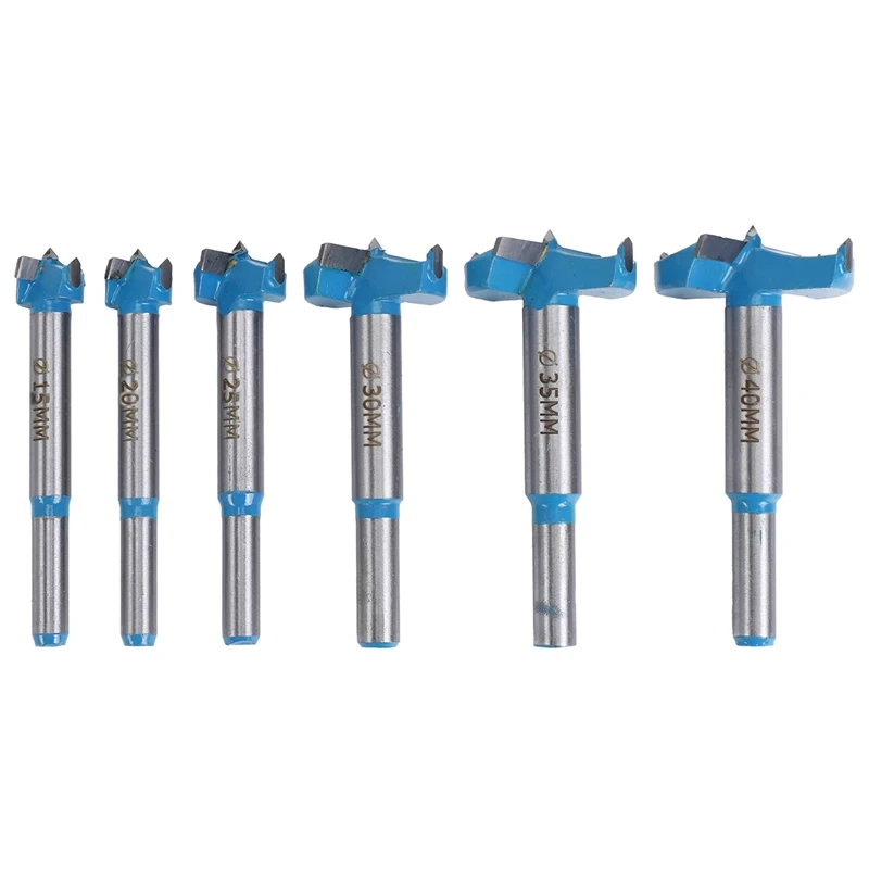 Forstner Drill Bit Set,15-40Mm 6 Pcs Carbide Forstner Bits High Speed Steel Wood Tool
Forstner Drill Bit Set,15-40Mm 6 Pcs Carbide Forstner Bits High Speed Steel Wood Tool