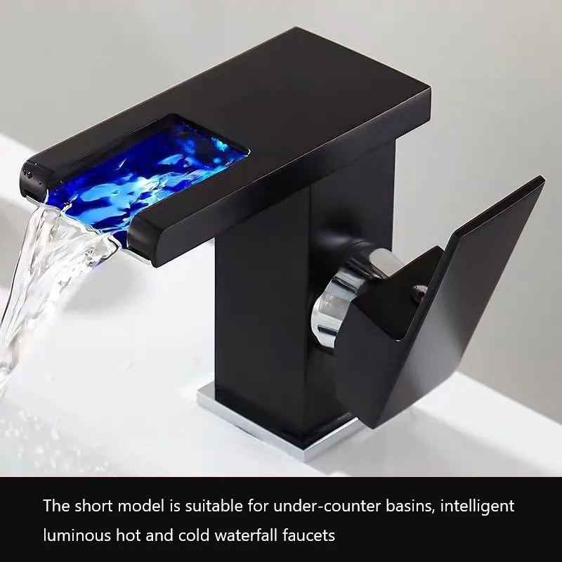

Смеситель водопад для холодной и горячей умывальника креативный смеситель для раковины в ванную комнату смеситель для ванной кран для раковины кран посуда