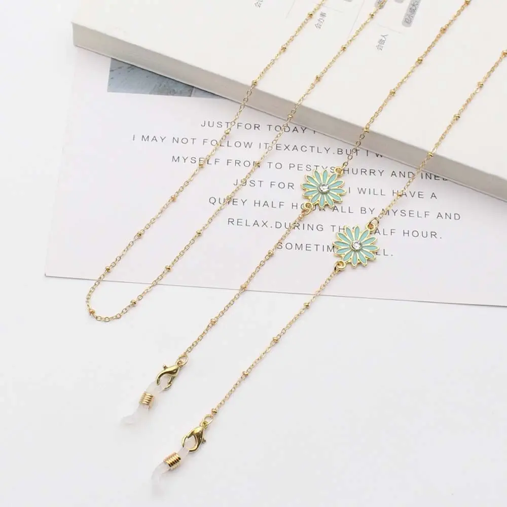 Chrysanthemum Girls Alloy Women Fashion Face Cover Necklace Mask Cord Holders Flower Glasses Chain Sunglasses Cords 
Chrysanthemum Girls Alloy Women Fashion Face Cover Necklace Mask Cord Holders Flower Glasses Chain Sunglasses Cords