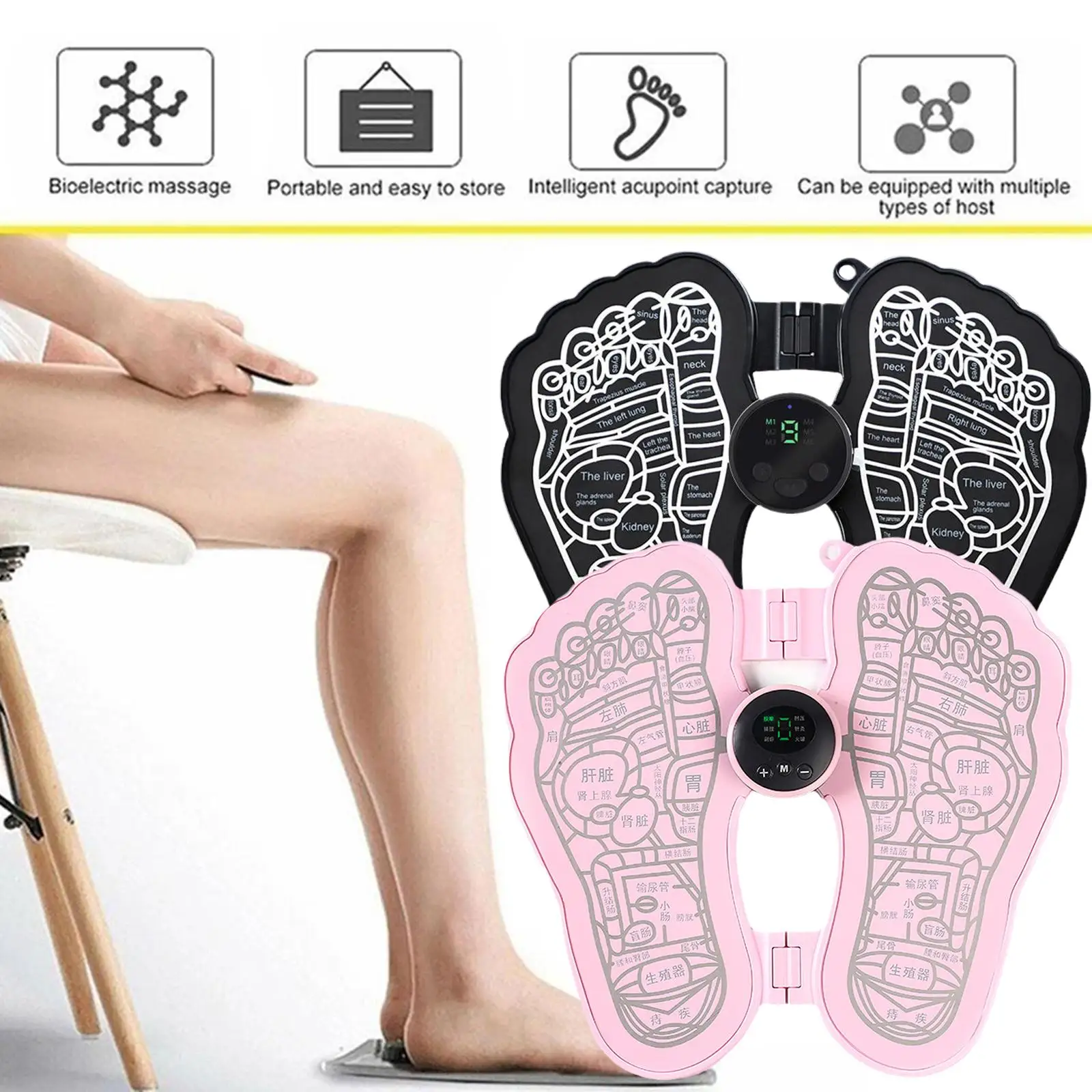 Electric EMS Foot Massager Pad Foldable Foot Massage Muscle Ca Stimulator Blood Mat Feet Improve Relieve Health Circulation N9Q9
Electric EMS Foot Massager Pad Foldable Foot Massage Muscle Ca Stimulator Blood Mat Feet Improve Relieve Health Circulation N9Q9