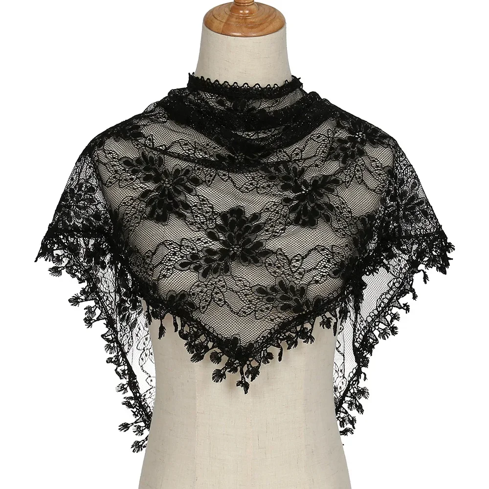 Trendy Lace Triangle Scarf Women Hollow Tassel Scarves Ladies Elegant Shawl Breathable Veil Outdoor Sunscreen Kerchief
Trendy Lace Triangle Scarf Women Hollow Tassel Scarves Ladies Elegant Shawl Breathable Veil Outdoor Sunscreen Kerchief