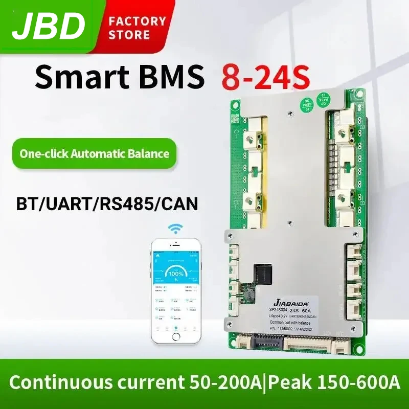 JBD BMS 17S 18S 19S 20S 21S 22S 23S 24S Lifepo4 смарт-фонарь 40 А 60 А 100 А 150 А 48 в 60 в 72 в Bms для фонарей 
JBD BMS 17S 18S 19S 20S 21S 22S 23S 24S Lifepo4 смарт-фонарь 40 А 60 А 100 А 150 А 48 в 60 в 72 в Bms для фонарей