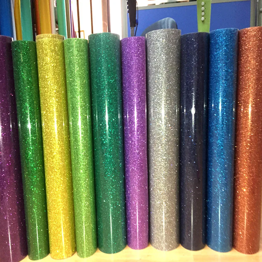 Top quality Silver glitter PU vinyl for plotter cutting with size:50X100CM/LOT, glitter heat press vinyl pu film
Top quality Silver glitter PU vinyl for plotter cutting with size:50X100CM/LOT, glitter heat press vinyl pu film