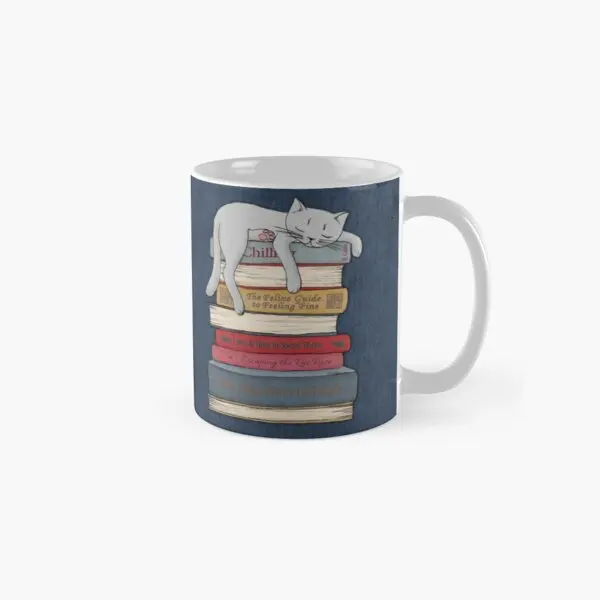 

How To Chill Like A Cat Classic Mug Photo Image Printed Picture Simple Cup Gifts Drinkware Design Tea Coffee Handle Round