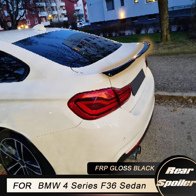 Rear Trunk Spoiler Wing for BMW 4 Series F36 Gran Coupe 2015-2018 Car Rear Trunk Boot Lid Lip Wing Spoiler FRP Gloss Black
Rear Trunk Spoiler Wing for BMW 4 Series F36 Gran Coupe 2015-2018 Car Rear Trunk Boot Lid Lip Wing Spoiler FRP Gloss Black