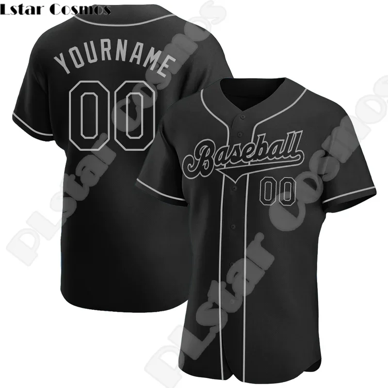 

NewFashion Custom Name Team Player Logo Streetwear Drop Shipping 3DPrint Summer Casual Harajuku Funny Baseball Shirts Jersey A12