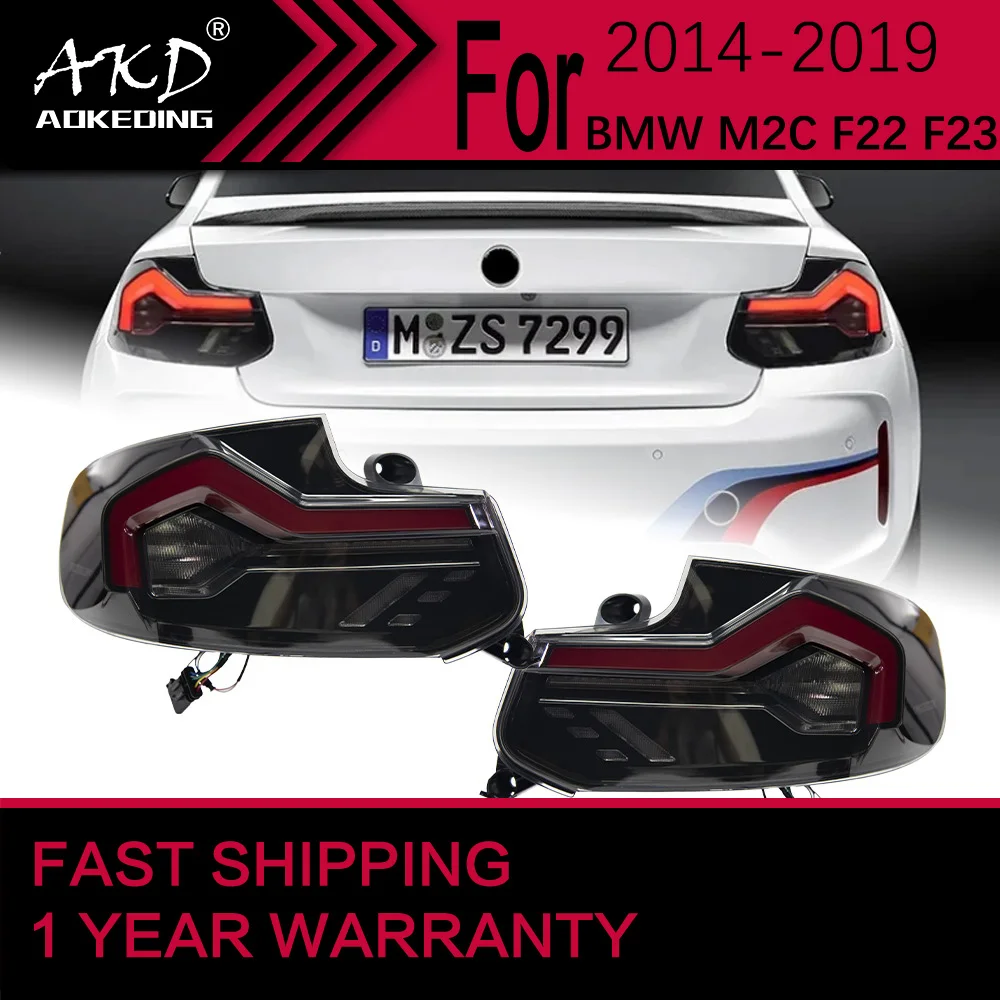 Car Lights for BMW M2C F22 F23 LED Tail Light 2014-2019 220i 225i Rear Stop Lamp Brake Signal DRL Reverse Automotive Accessories
Car Lights for BMW M2C F22 F23 LED Tail Light 2014-2019 220i 225i Rear Stop Lamp Brake Signal DRL Reverse Automotive Accessories