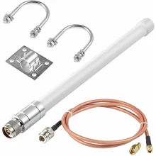 8dBi Helium Hotspot Miner HNT LoRa 915MHz Antenna For SenseCAP N Female To RP-SMA Male Low Loss RG142 Cable M1 With Adapter
8dBi Helium Hotspot Miner HNT LoRa 915MHz Antenna For SenseCAP N Female To RP-SMA Male Low Loss RG142 Cable M1 With Adapter
