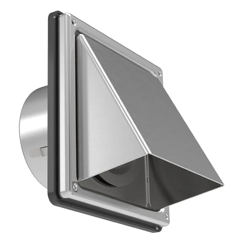 Dryer Vent Cover Outdoor Wall With Cushioned Non Return Flap,External Extractor Wall Vent,Stainless Steel Vent Cover
Dryer Vent Cover Outdoor Wall With Cushioned Non Return Flap,External Extractor Wall Vent,Stainless Steel Vent Cover