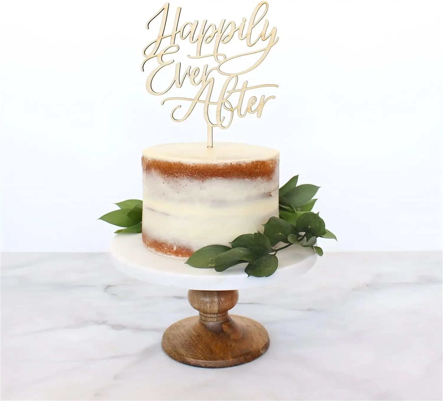 Happily Ever After Wedding Cake Topper , Rustic Bridal Shower and Engagement Party Decoration — Wooden
Happily Ever After Wedding Cake Topper , Rustic Bridal Shower and Engagement Party Decoration — Wooden