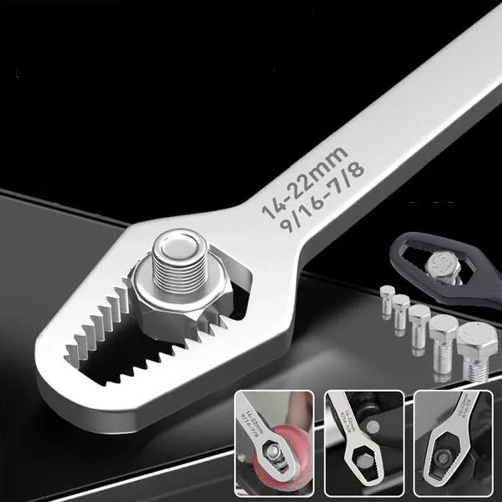 Универсальный ключ Torx, самозатягивающийся регулируемый, 8-22 мм, для очков, двухсторонний
Универсальный ключ Torx, самозатягивающийся регулируемый, 8-22 мм, для очков, двухсторонний