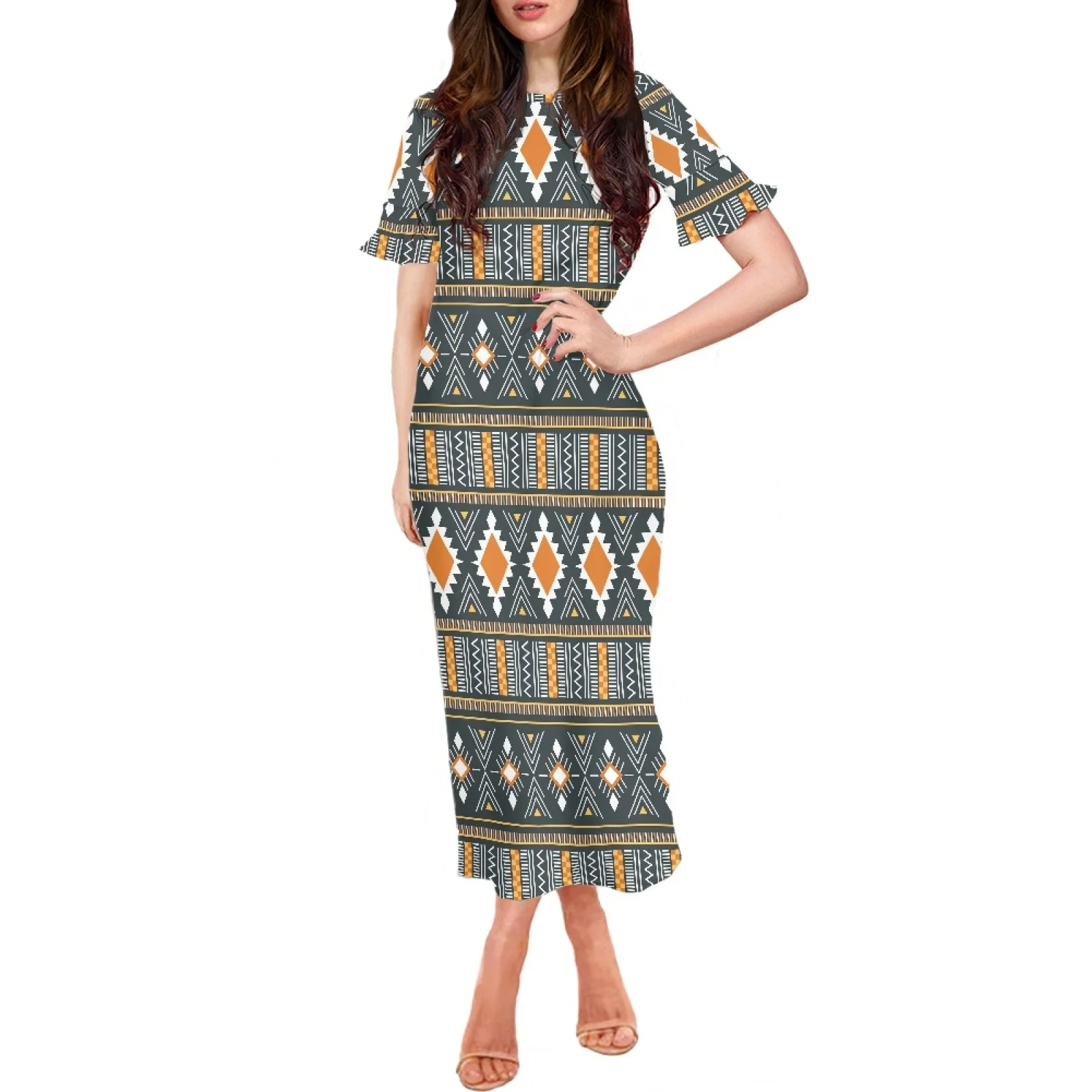 Short Sleeve Casual Elegant Party Dresses Hawaii Geometric Collage Style New For Summer New Style Women's Polka Dot Print Dress
Short Sleeve Casual Elegant Party Dresses Hawaii Geometric Collage Style New For Summer New Style Women's Polka Dot Print Dress