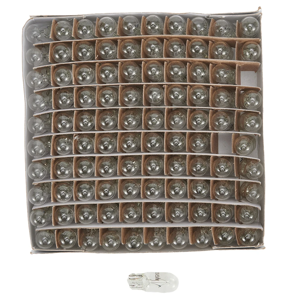 Accessories Dashboard Bulbs Wedge For Trucks Incandescent Instrument Bulbs LED 1 Box 100Pcs 12V 194 T10 3W Clear
Accessories Dashboard Bulbs Wedge For Trucks Incandescent Instrument Bulbs LED 1 Box 100Pcs 12V 194 T10 3W Clear