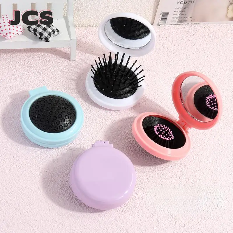 Mini Hair Comb With Mirror Foldable Comb Travel Portable Massage Women Girl Hair Brush Macaron Airbag Comb Styling Tools Gift
Mini Hair Comb With Mirror Foldable Comb Travel Portable Massage Women Girl Hair Brush Macaron Airbag Comb Styling Tools Gift