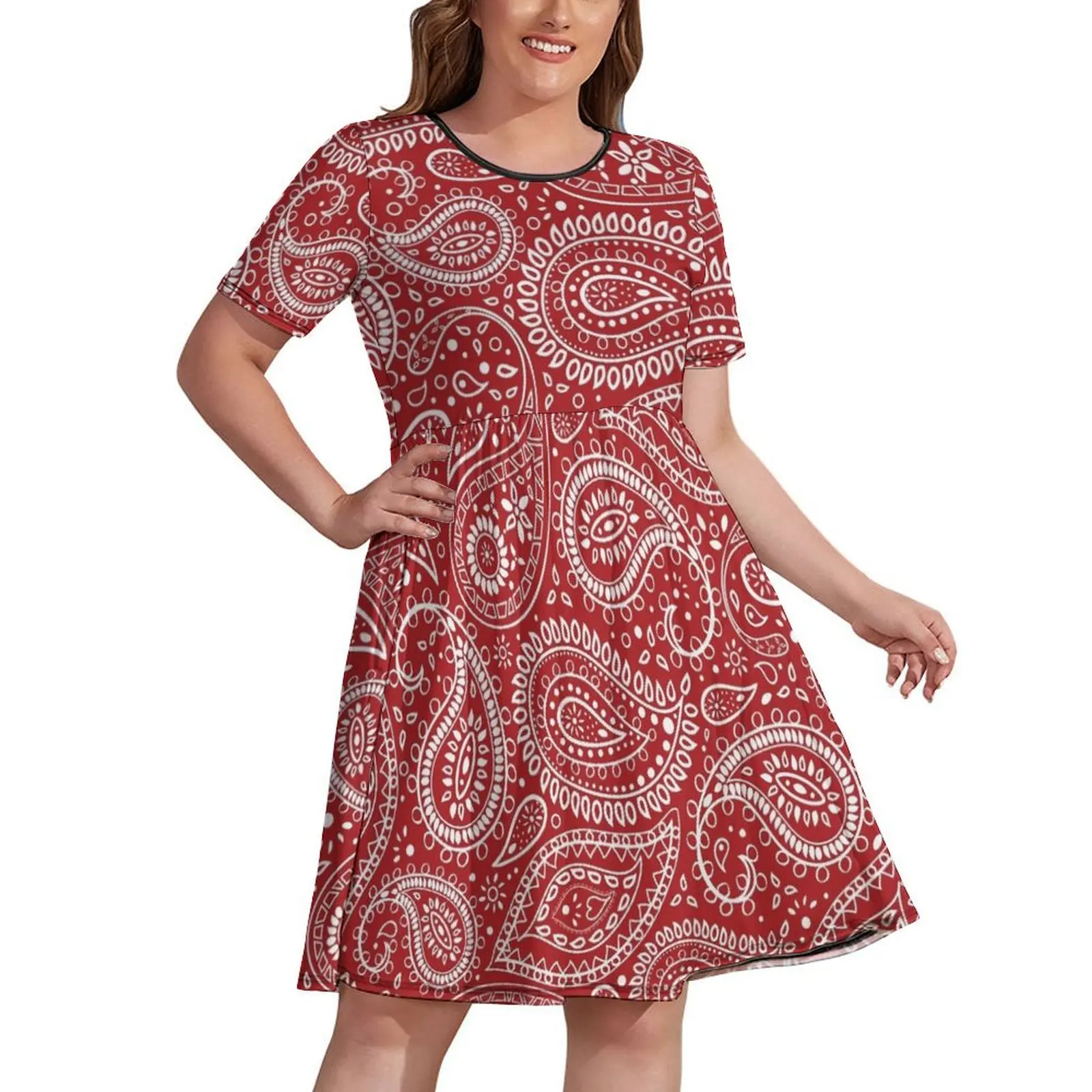 Pretty Bohemian Art Paisley - Red and White Dress Woman dresses clothes for woman Elegant gowns
Pretty Bohemian Art Paisley - Red and White Dress Woman dresses clothes for woman Elegant gowns