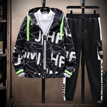 Spring jacket men's new Korean version of two sets of hi-colored jacket set workload jacket male
Spring jacket men's new Korean version of two sets of hi-colored jacket set workload jacket male
