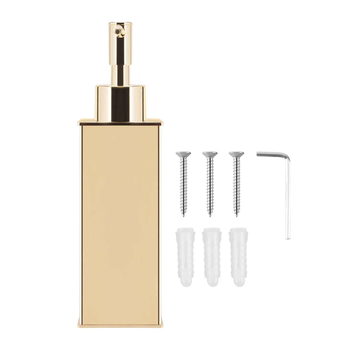 Liquid Soap Dispenser Bathroom Wall Mounted Gold Shower Gel Detergent Shampoo Bottle for Kitchen Hotel Home
Liquid Soap Dispenser Bathroom Wall Mounted Gold Shower Gel Detergent Shampoo Bottle for Kitchen Hotel Home