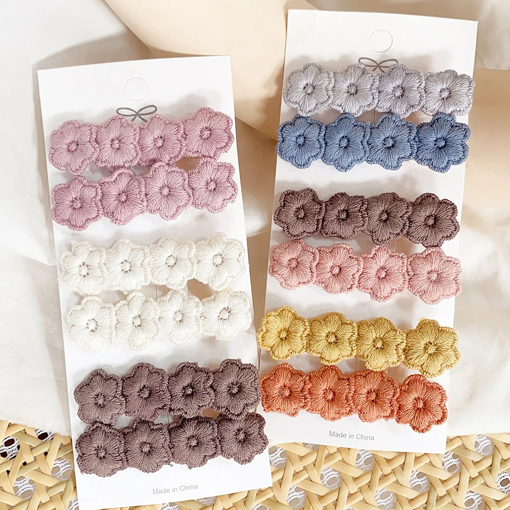 6 Pcs/Lot Cute Flower Hairpins for Baby Girl Korea Hair Clips Women Barrettes for Newborn Hairgrip Cute Kids Hair Accessories
6 Pcs/Lot Cute Flower Hairpins for Baby Girl Korea Hair Clips Women Barrettes for Newborn Hairgrip Cute Kids Hair Accessories
