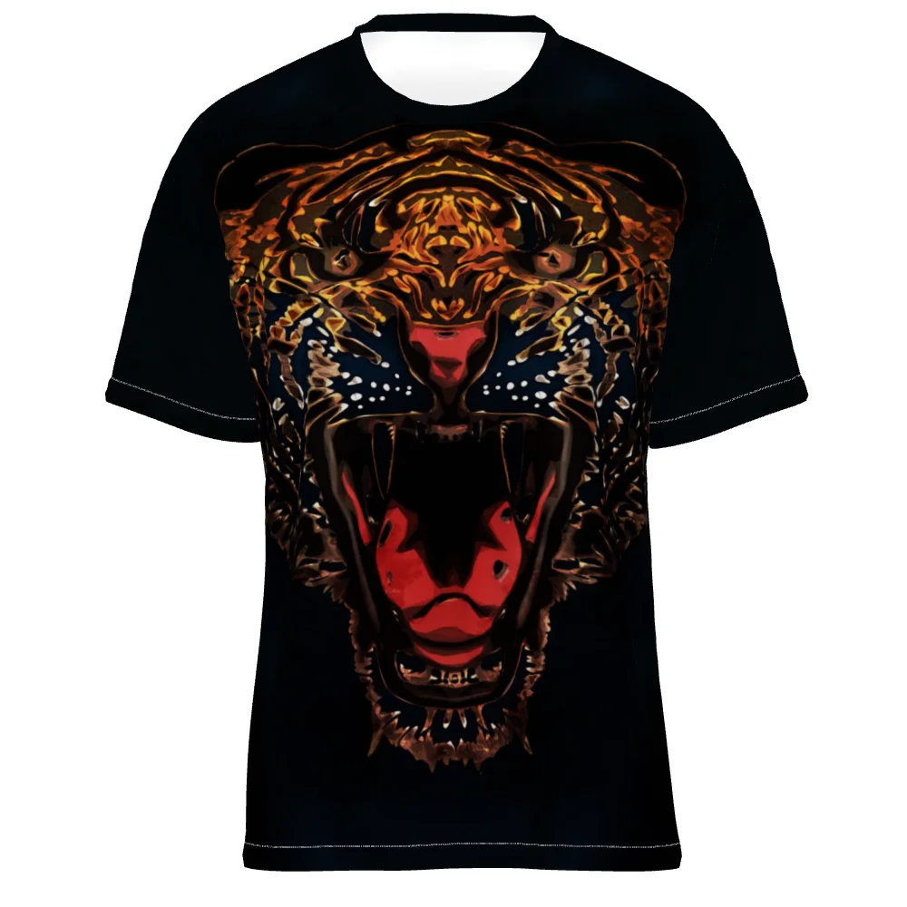 Summer Men's T-shirt Animal Graphic Tees Pullover O Neck Wolf Print 3d Oversized Designer Tops Black Casual Vintage Male Clothes
Summer Men's T-shirt Animal Graphic Tees Pullover O Neck Wolf Print 3d Oversized Designer Tops Black Casual Vintage Male Clothes