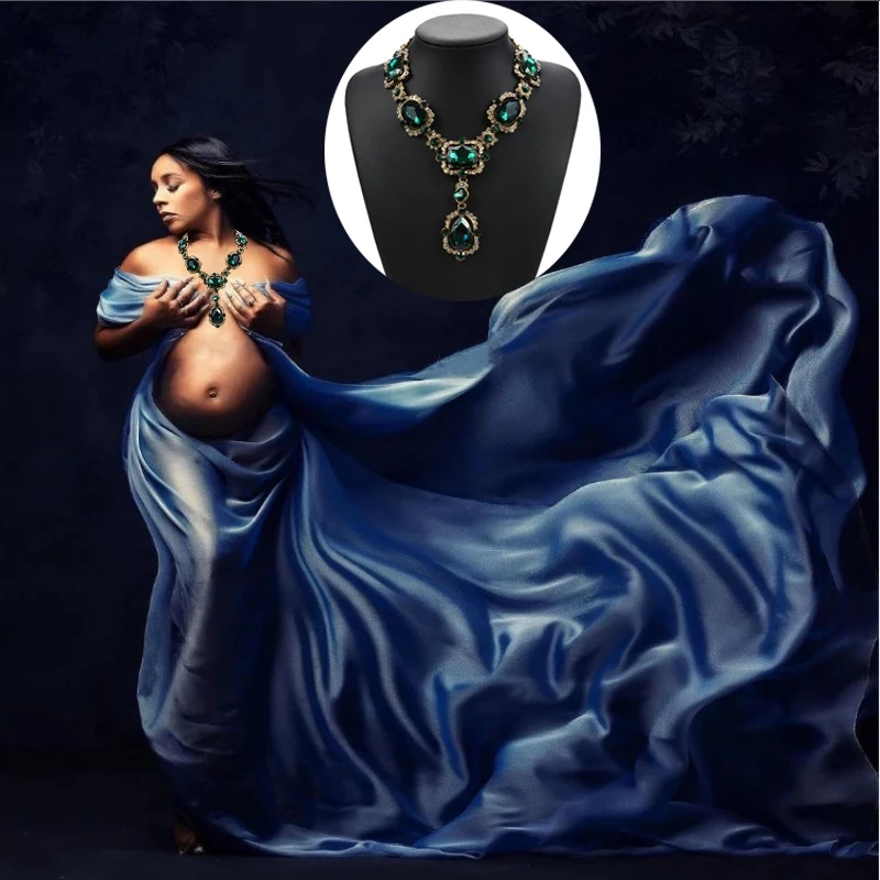Maternity photo jewelry DRESS Fashion Glass Crystal Gem Statement Choker Necklace Women Indian Large Collar Big Bib Necklace
Maternity photo jewelry DRESS Fashion Glass Crystal Gem Statement Choker Necklace Women Indian Large Collar Big Bib Necklace