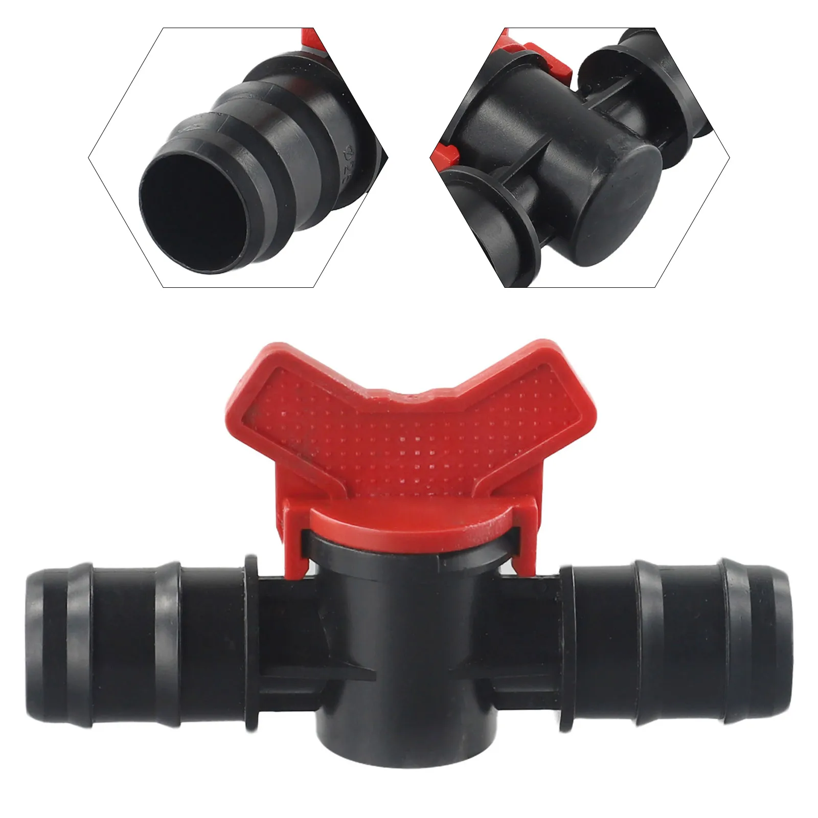 16/20/25mm Hose Barbed Mini Valve Garden Tap Barb Connectors With Thread Drip Irrigation System Fitting High-quality Tools PP
16/20/25mm Hose Barbed Mini Valve Garden Tap Barb Connectors With Thread Drip Irrigation System Fitting High-quality Tools PP