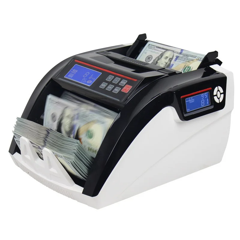 

5800D Money Counter Machine UV/MG Multifunction Counterfeit Detection Bill Counter Detector - Fast Counting Speed 1000 Bills/Min