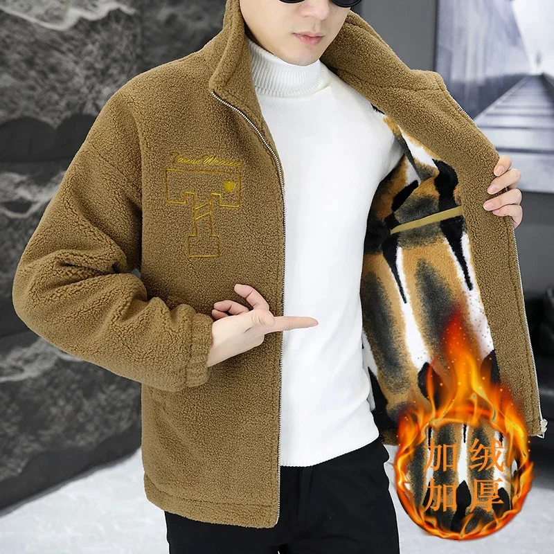 Осенне-зимняя куртка с отложным воротником, утепленные теплые пальто с меховой подкладкой, Мужская одежда, новинка 2023, приталенные повседневные куртки в Корейском стиле
Осенне-зимняя куртка с отложным воротником, утепленные теплые пальто с меховой подкладкой, Мужская одежда, новинка 2023, приталенные повседневные куртки в Корейском стиле