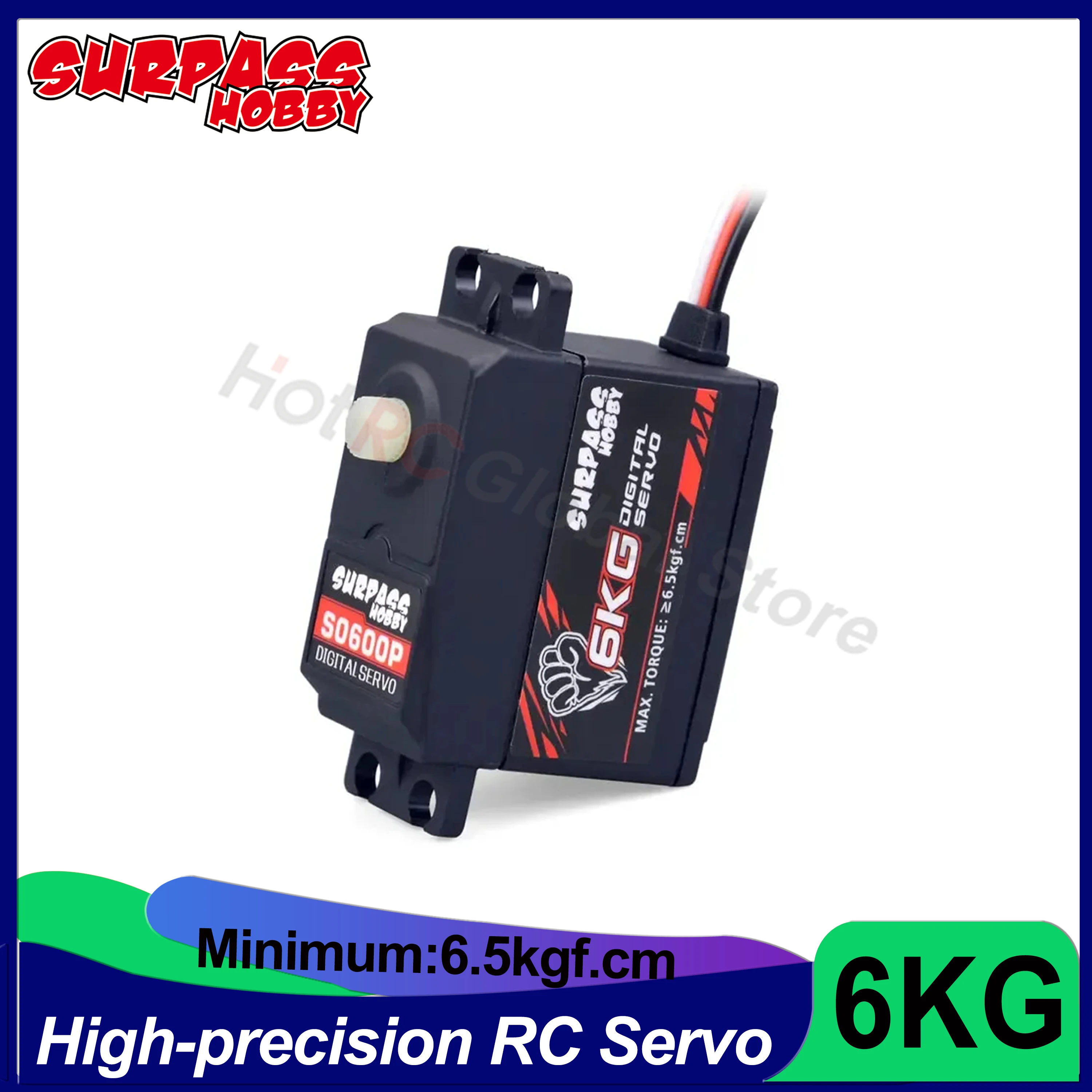 Surpass Hobby RC Car Servo 6KG DC Motor Digital Servo for 1/10 1/12 1/14 Car Airplane Robot Boat Toy Wltoys Traxxas Trx4 Parts
Surpass Hobby RC Car Servo 6KG DC Motor Digital Servo for 1/10 1/12 1/14 Car Airplane Robot Boat Toy Wltoys Traxxas Trx4 Parts