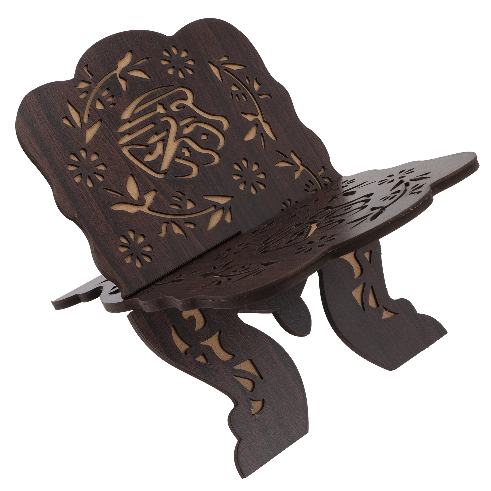 Wooden Reading Stand Decorative Book Holder Portable Reading Holder Chant Accessory 
Wooden Reading Stand Decorative Book Holder Portable Reading Holder Chant Accessory