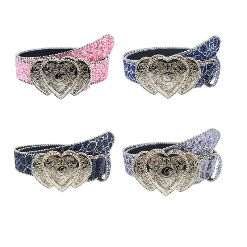 Waist Belt Engraved Buckle for Cowboy Cowgirl with Heart Vintage Belt Hot Girl Waist Chain Glitter Sexy Oversize Belt
Waist Belt Engraved Buckle for Cowboy Cowgirl with Heart Vintage Belt Hot Girl Waist Chain Glitter Sexy Oversize Belt