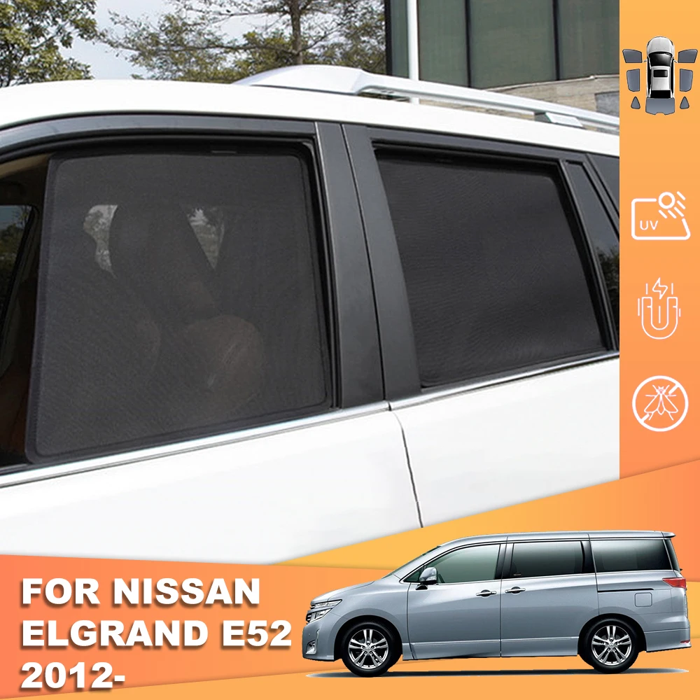 For Nissan Elgrand E52 2010-2023 Magnetic Car Sunshade Visor Front Windshield Frame Curtain Rear Side Window Sun Shades Shield
For Nissan Elgrand E52 2010-2023 Magnetic Car Sunshade Visor Front Windshield Frame Curtain Rear Side Window Sun Shades Shield