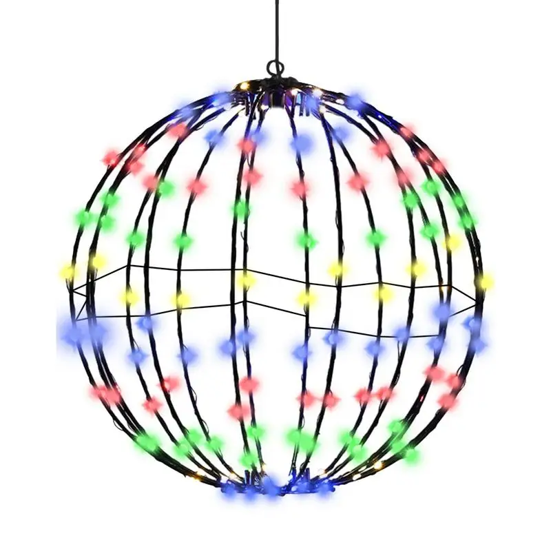Christmas Sphere Lights Outdoor Outdoor Xmas Lighted Balls Fold Flat Metal Frame Large Ball Lights Fairy Lights for Porch Decor
Christmas Sphere Lights Outdoor Outdoor Xmas Lighted Balls Fold Flat Metal Frame Large Ball Lights Fairy Lights for Porch Decor