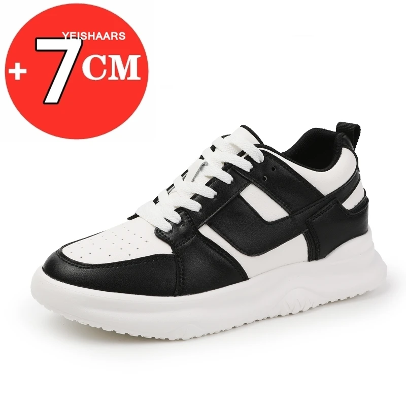 New Men's Elevator Shoes Casual Men Lift Sneakers Height Increasing 7cm Hidden Heels Height Increased Sports Taller Male 37-44
New Men's Elevator Shoes Casual Men Lift Sneakers Height Increasing 7cm Hidden Heels Height Increased Sports Taller Male 37-44