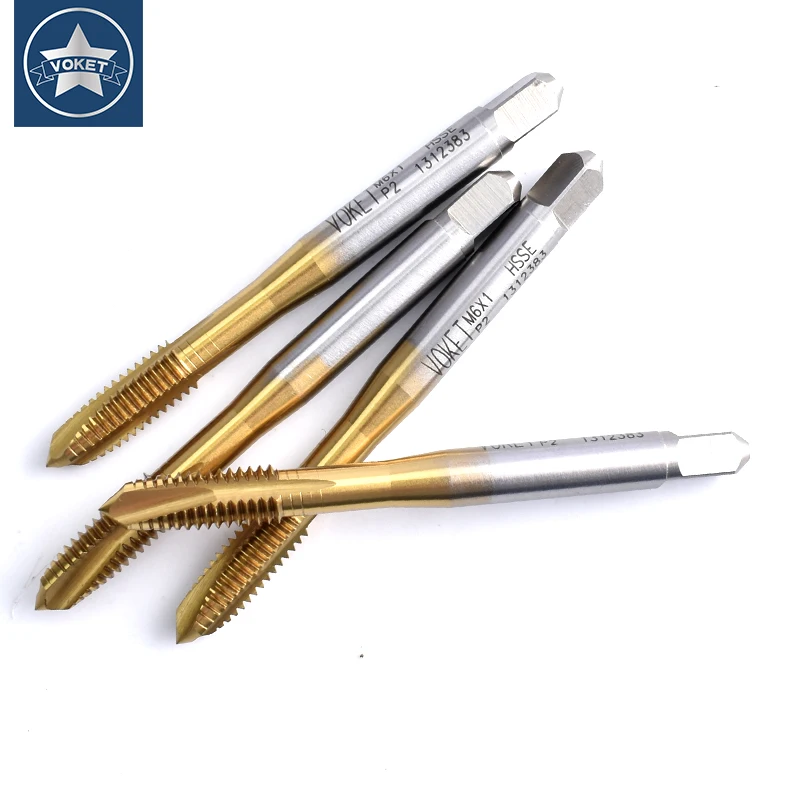 

HSSE Metric Fine Thread With Tin Spiral Pointed Tap M11 M12 M14 M16 M18 M20 M22 X0.5 0.75 X1 X1.5 Machine Screw Thread Taps