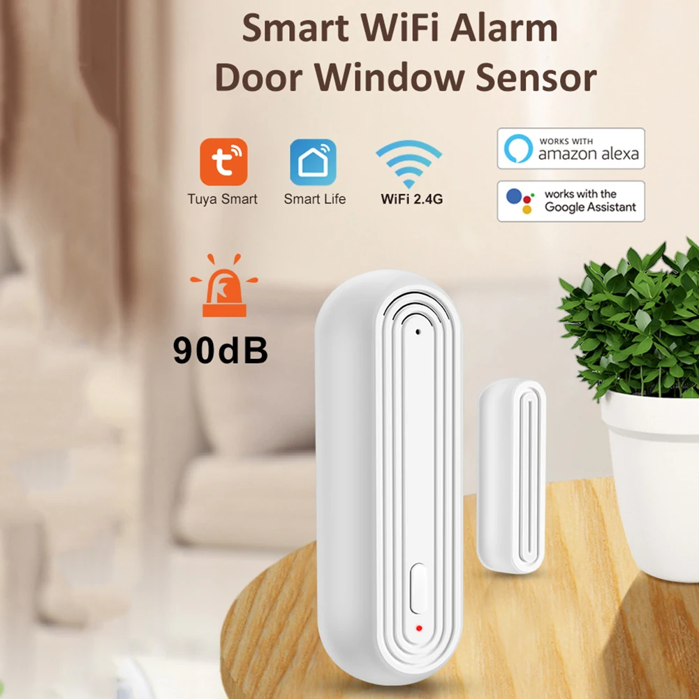 Tuya WiFi Smart Door Sensor Alarm Sensor Switch Door Alarm Supports For Alexa Wireless Door And Window Sensor Alarm Detector
Tuya WiFi Smart Door Sensor Alarm Sensor Switch Door Alarm Supports For Alexa Wireless Door And Window Sensor Alarm Detector