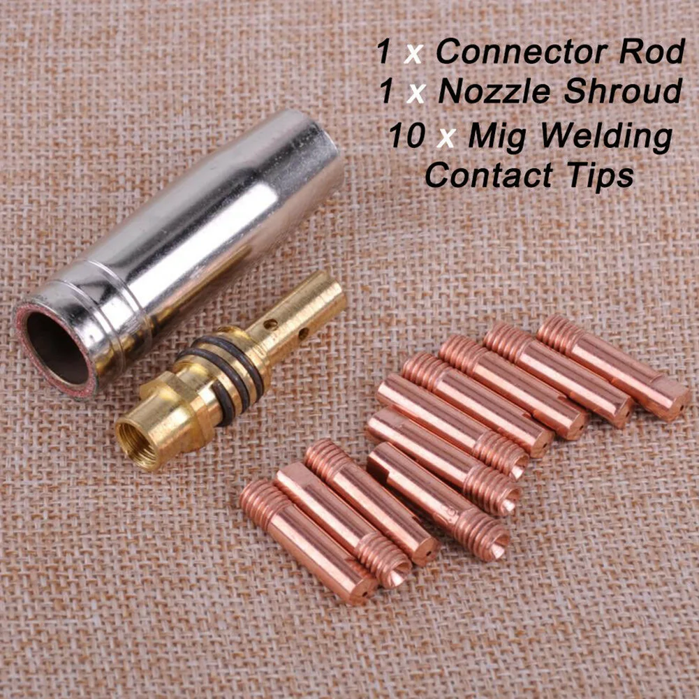 Reliable 12 Piece Set of MB 15AK MIGMAG Welding Contact Tips 25mm M6 Gas Nozzle Tip Holder Enhanced Welding Performance
Reliable 12 Piece Set of MB 15AK MIGMAG Welding Contact Tips 25mm M6 Gas Nozzle Tip Holder Enhanced Welding Performance