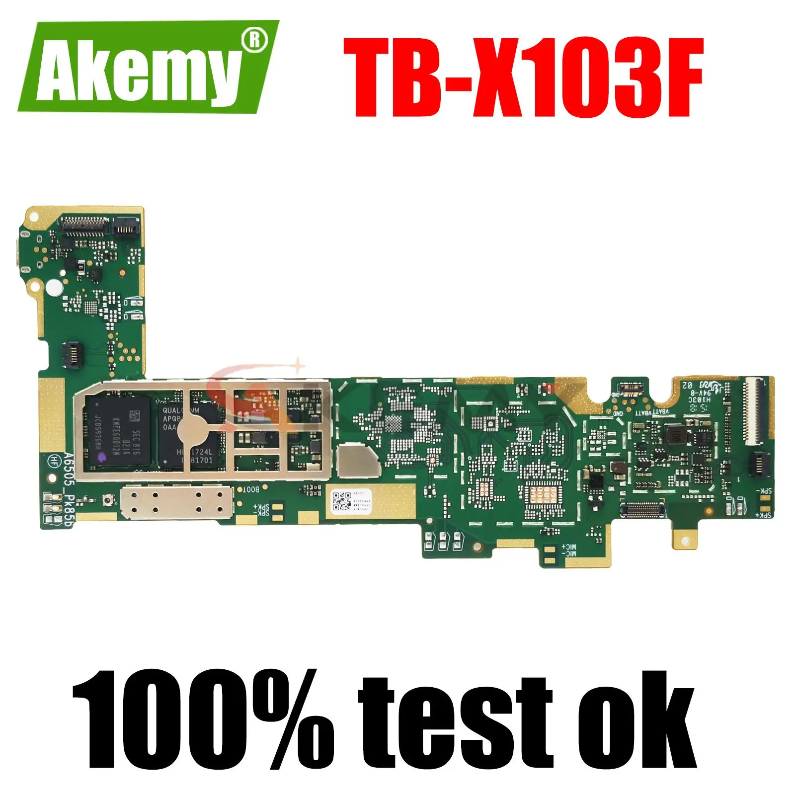 

Motherboard Work fine 100% test For Lenovo Tab 3 10 Plus TB-X103F TB-X103 X103F tablet pc 16GB