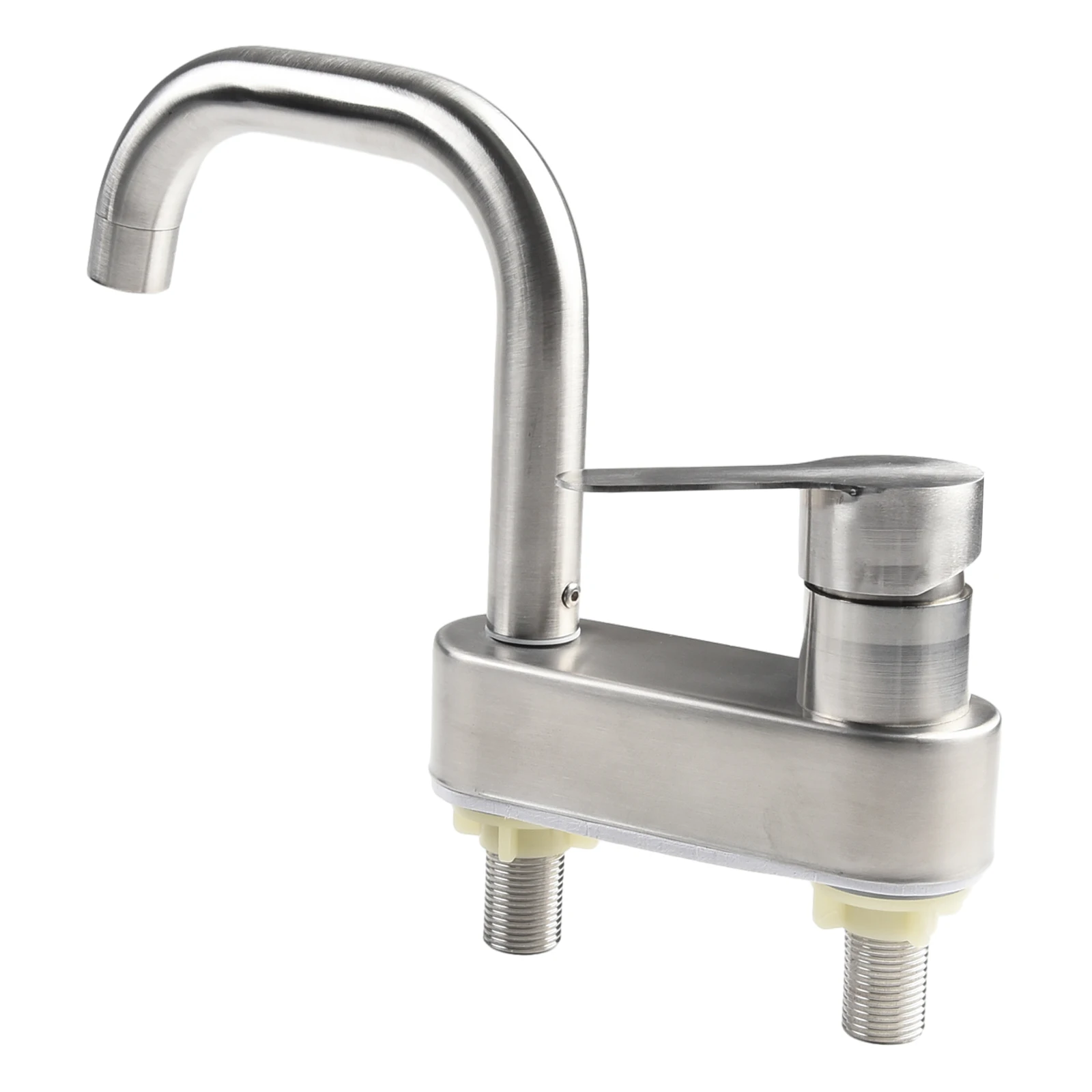 Basin Faucet 304 Stainless Steel Sink Mixer Tap Hot Cold Water 2 Holes Deck Mounted Single Handle Faucet Bathroom Supplies
Basin Faucet 304 Stainless Steel Sink Mixer Tap Hot Cold Water 2 Holes Deck Mounted Single Handle Faucet Bathroom Supplies
