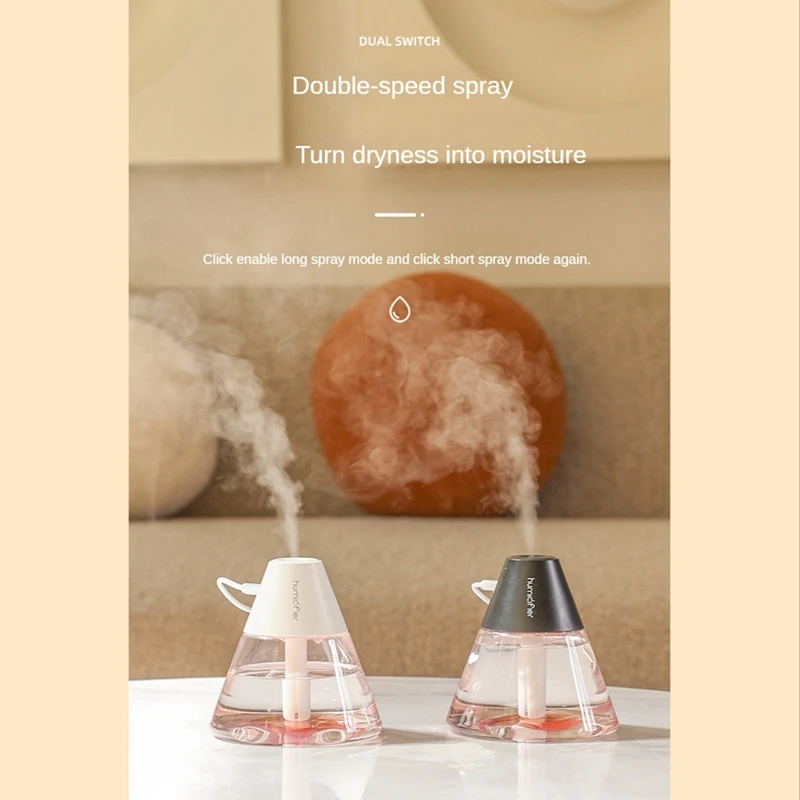 260ML Dual Gears Spray Humidifier Household Quiet Desktop Mini Water Replenisher Vehicle Mounted USB Humidifier
260ML Dual Gears Spray Humidifier Household Quiet Desktop Mini Water Replenisher Vehicle Mounted USB Humidifier